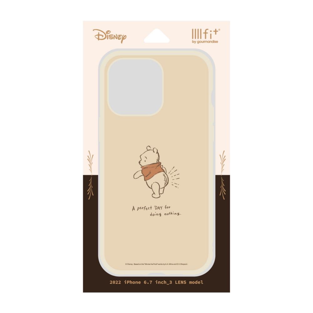 くまのプーさん IIIIfit(イーフィット) iPhone 12 Pro Max / 13 Pro Max / 14 Pro Max (6.7インチ) 対応 ケース DNG-22PO