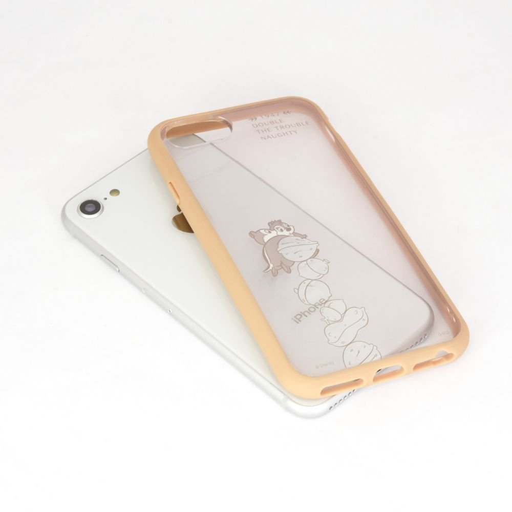 チップ＆デール IIIIfit Clear iPhone 6/6s/7/8/SE(第2世代)/SE(第3世代) (4.7インチ) 対応 ケース DNG-33CD