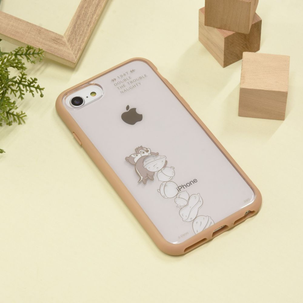 チップ＆デール IIIIfit Clear iPhone 6/6s/7/8/SE(第2世代)/SE(第3世代) (4.7インチ) 対応 ケース DNG-33CD