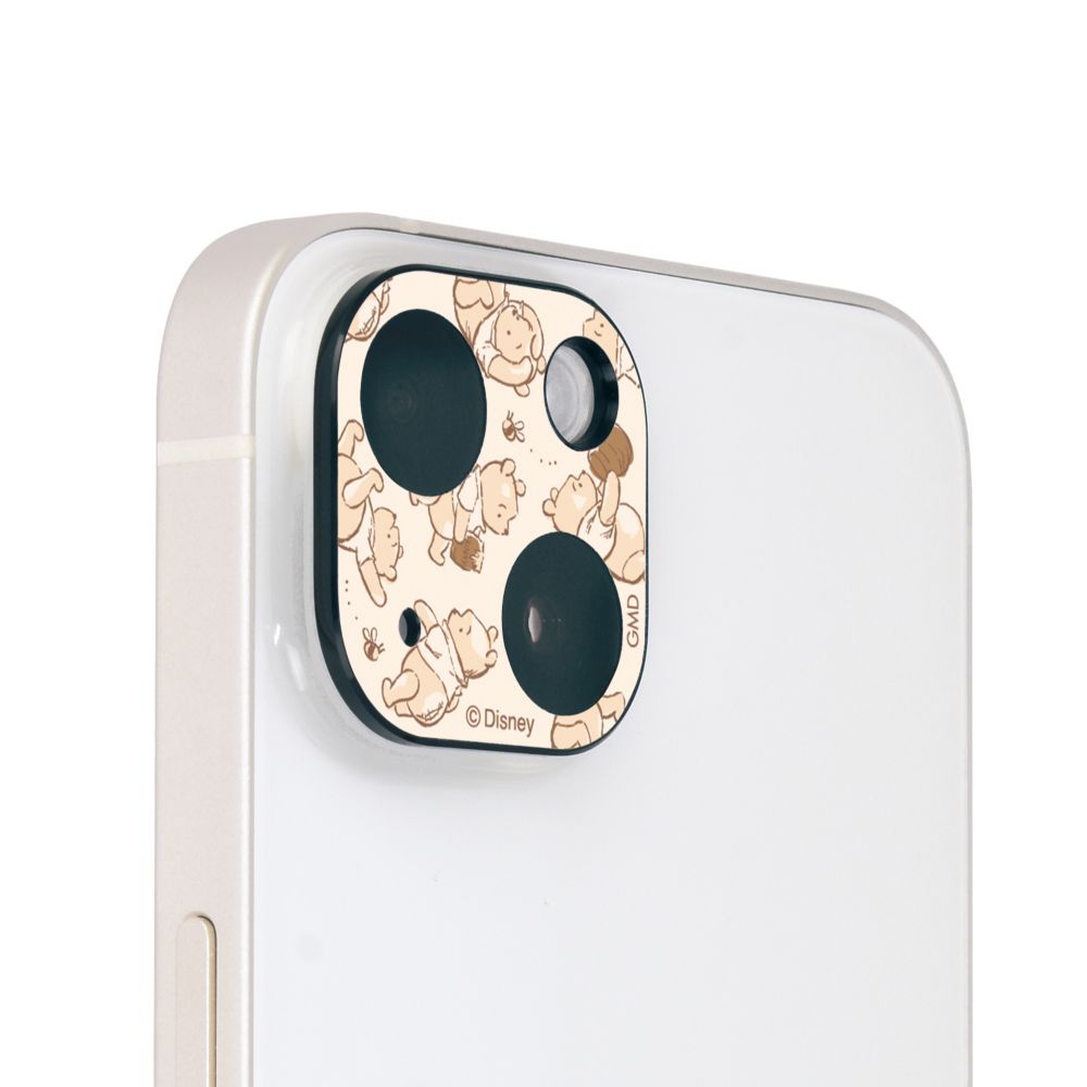 くまのプーさん iPhone 14 / 14 Plus 対応 カメラカバー DNG-36PO