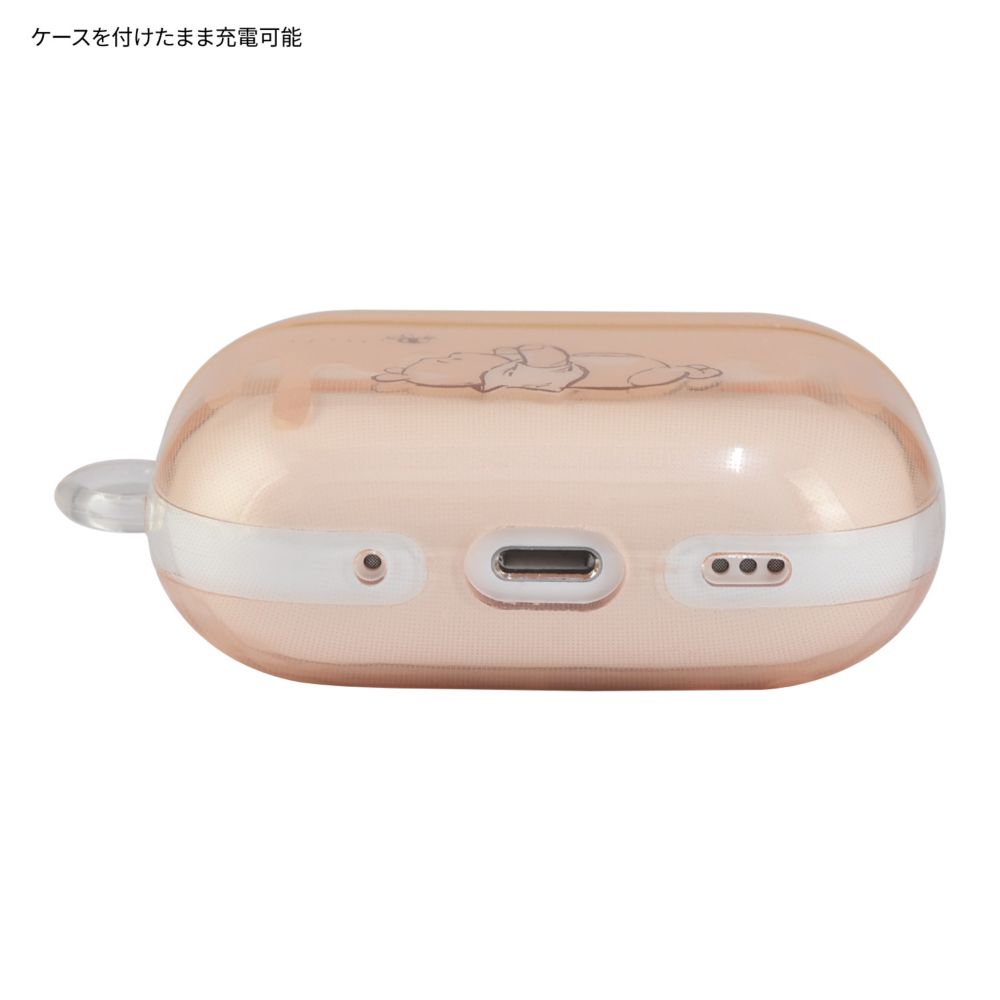 くまのプーさん AirPods Pro/AirPods Pro(第2世代) 対応 ソフトケース DNG-61PO