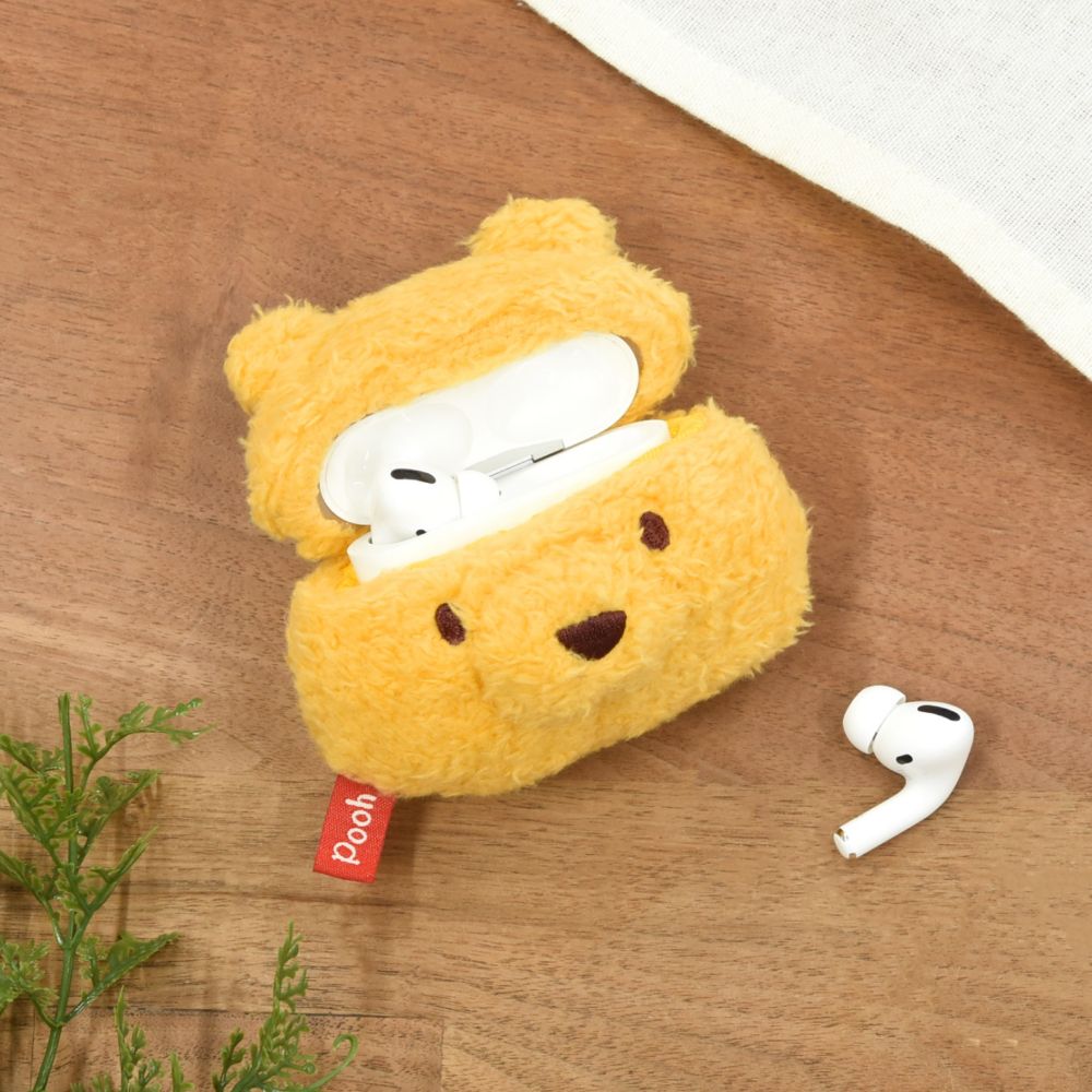 くまのプーさん AirPods Pro(第2世代)/AirPods Pro 対応 フラッフィーケース DNG-66PO