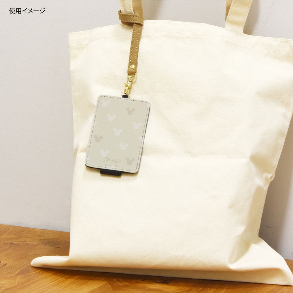 ミッキーマウス 総柄 ICカードケース DNG-70B