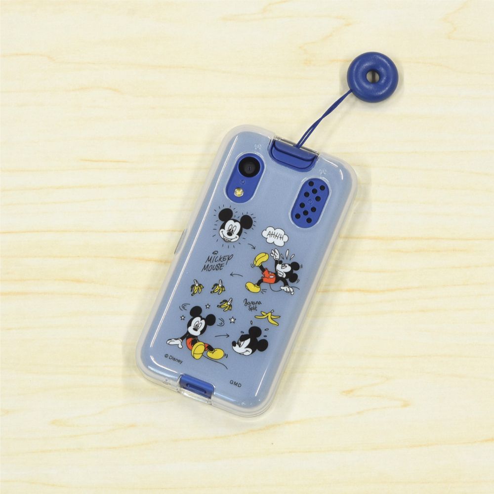 ミッキーマウス docomo キッズケータイ KY-41C 対応 ソフトケース DNG-81MK