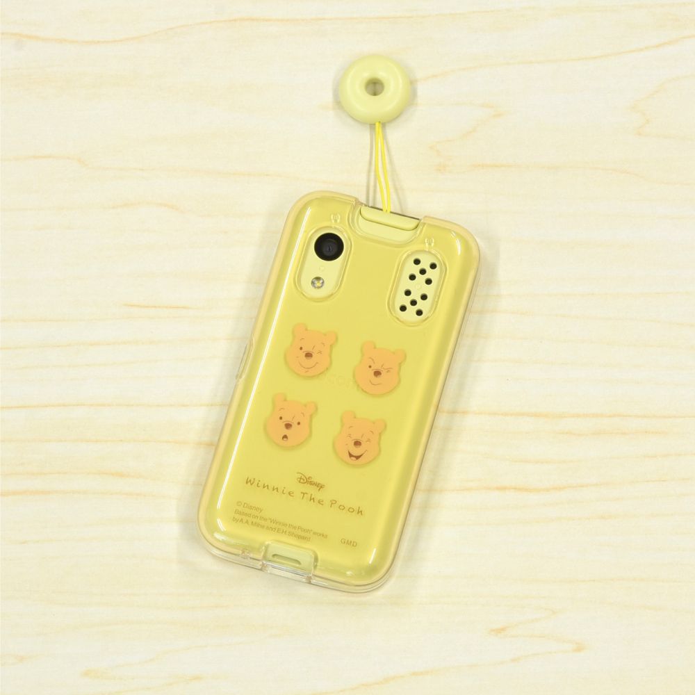 くまのプーさん docomo キッズケータイ KY-41C 対応 ソフトケース DNG-81PO