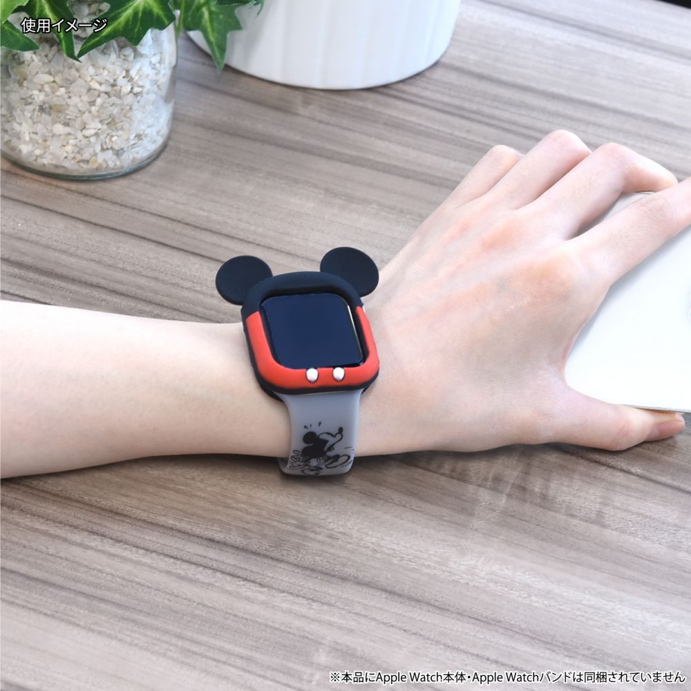 ミッキーマウス Apple Watch 41/40mm 対応 シリコンケース DNG-93MK