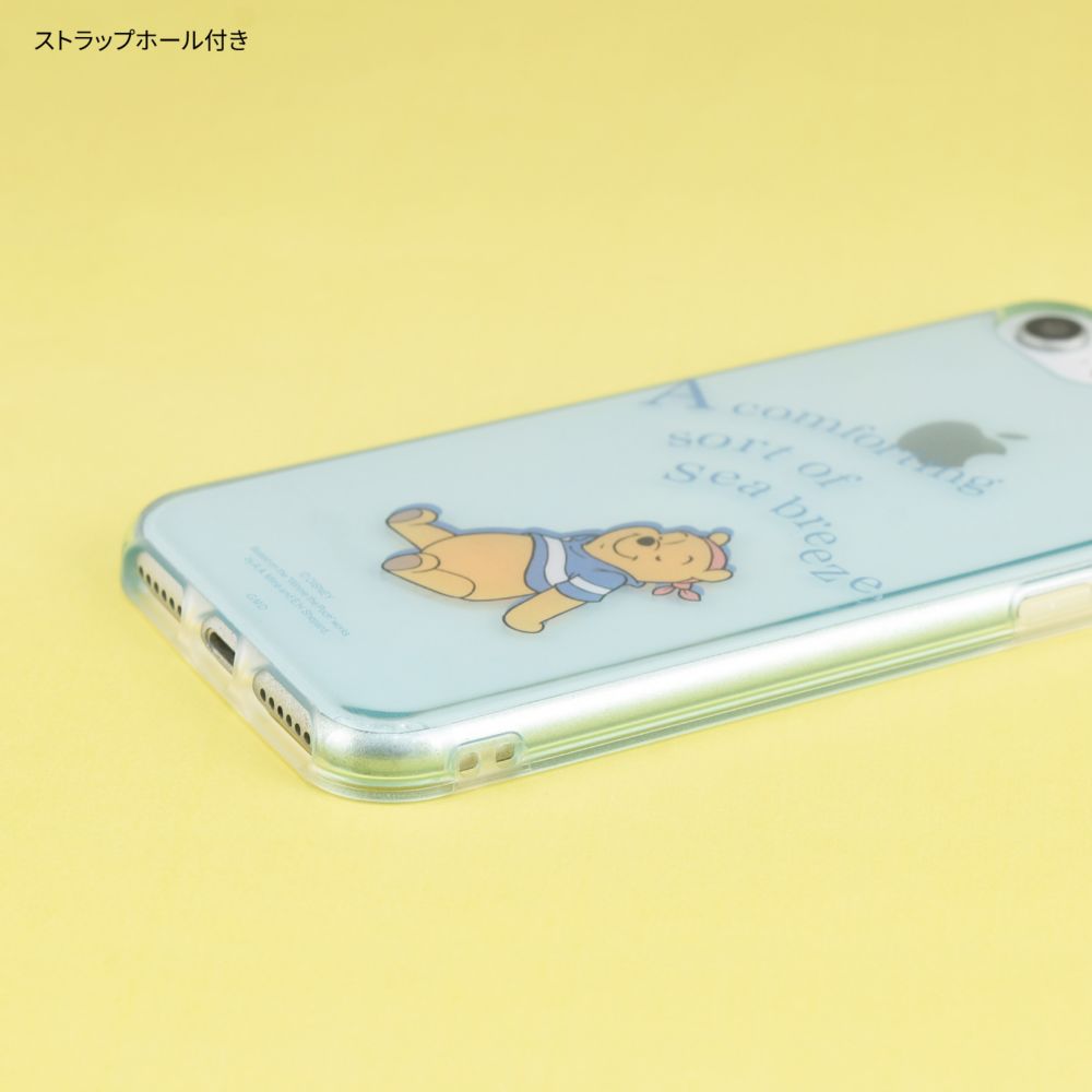 くまのプーさん かいぞく iPhone 6/6s/7/8/SE(第2世代)/SE(第3世代) (4.7インチ) 対応 ソフトケース DNG-95B