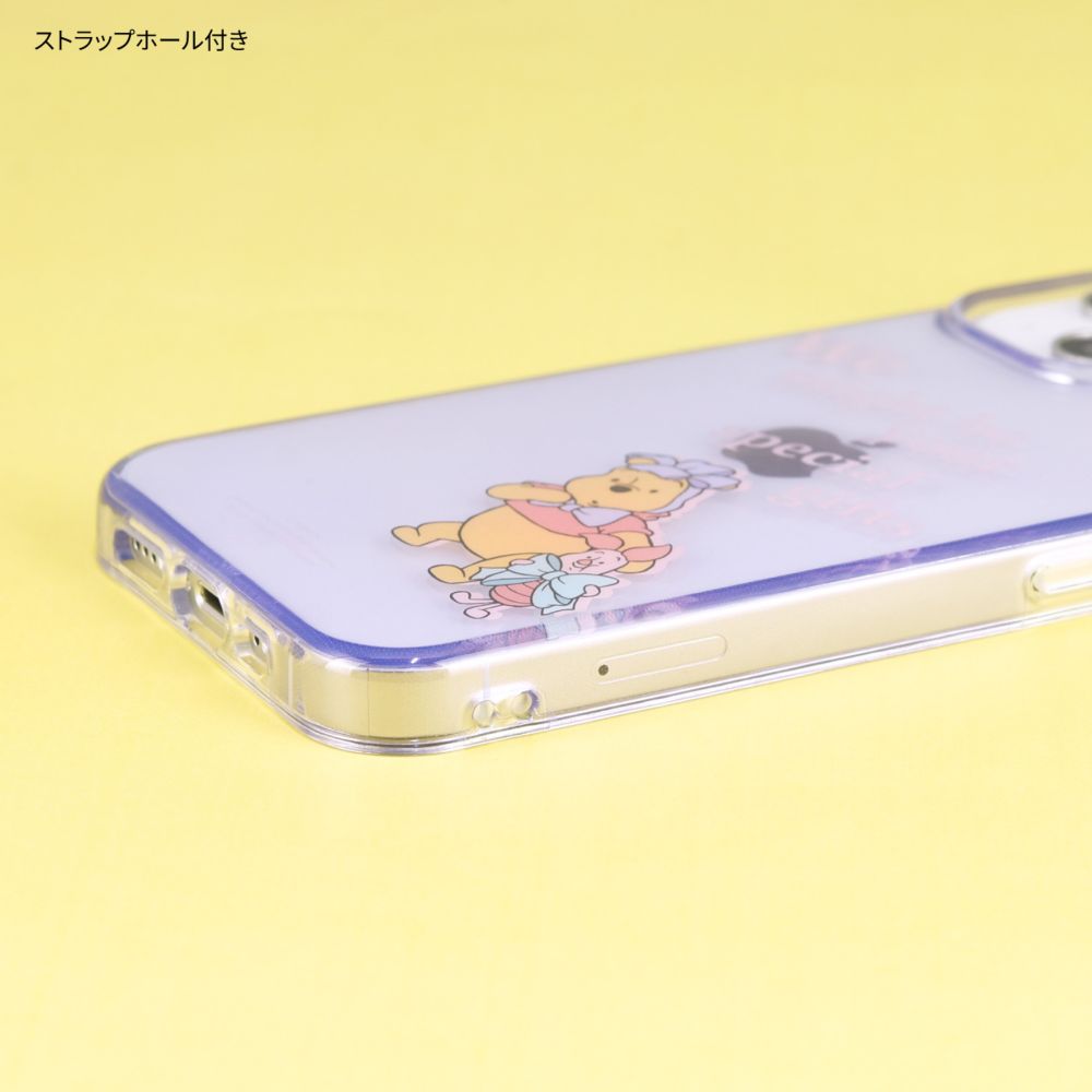 くまのプーさん リボン iPhone 13 / 14 (6.1インチ) 対応 ソフトケース DNG-96A