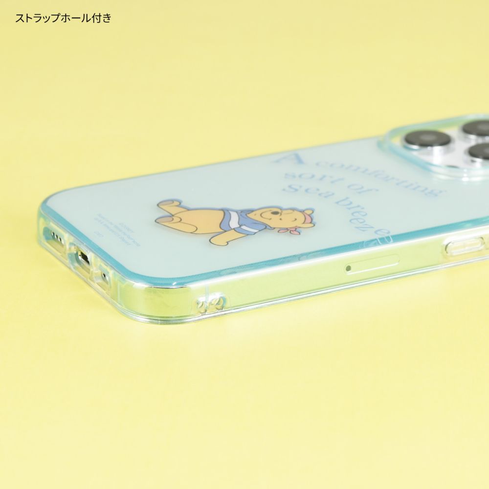 くまのプーさん かいぞく iPhone 13 Pro / 14 Pro (6.1インチ) 対応 ソフトケース DNG-97B