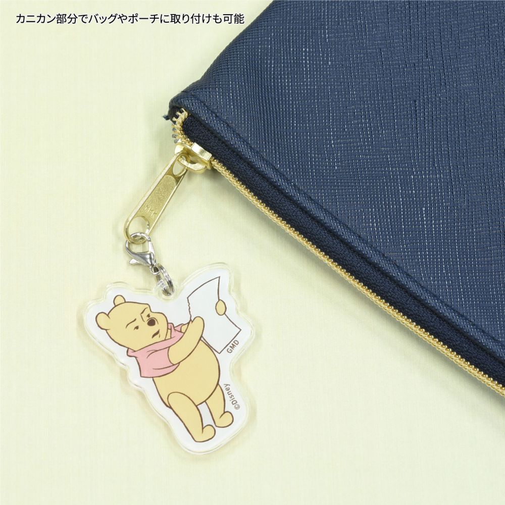 プーさん モバイルアクリルストラップ よめない DNG-111A
