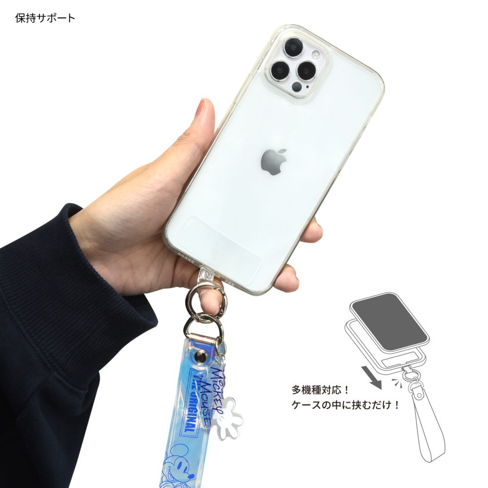 ミッキーマウス マルチリングプラス クリアハンドストラップセット DNG-113MK