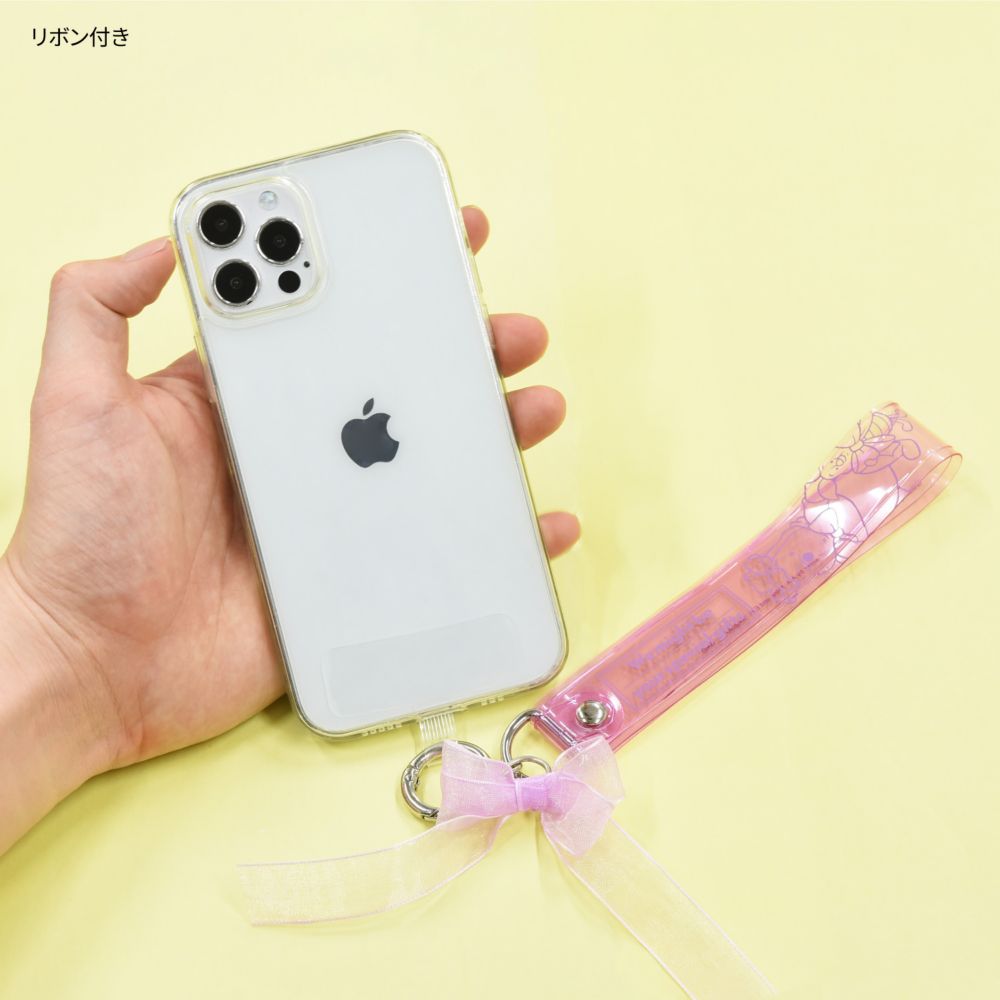 くまのプーさん マルチリングプラス クリアハンドストラップセット DNG-113PO