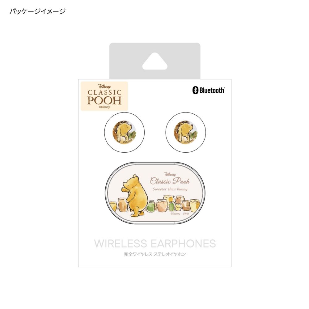 くまのプーさん はちみつ 完全ワイヤレスステレオイヤホン DNG-120A