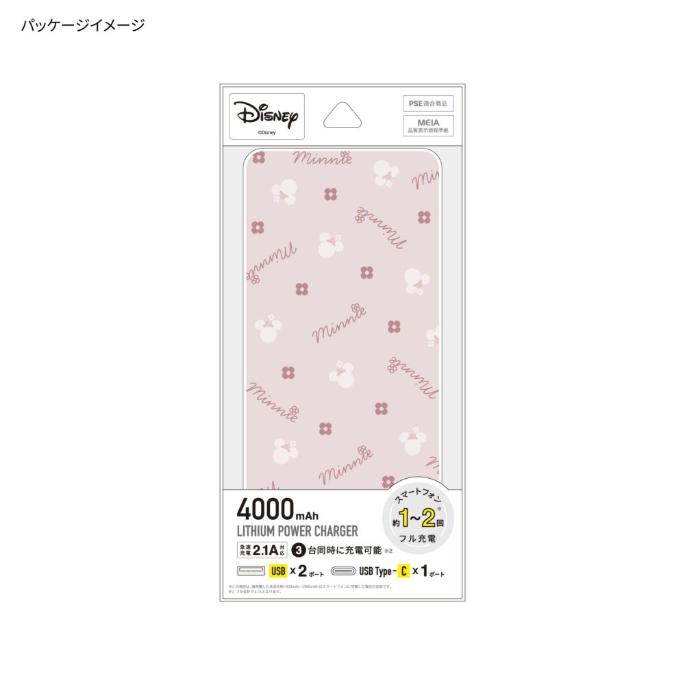 ミニーマウス リチウムイオンポリマー充電器 DNG-127MN
