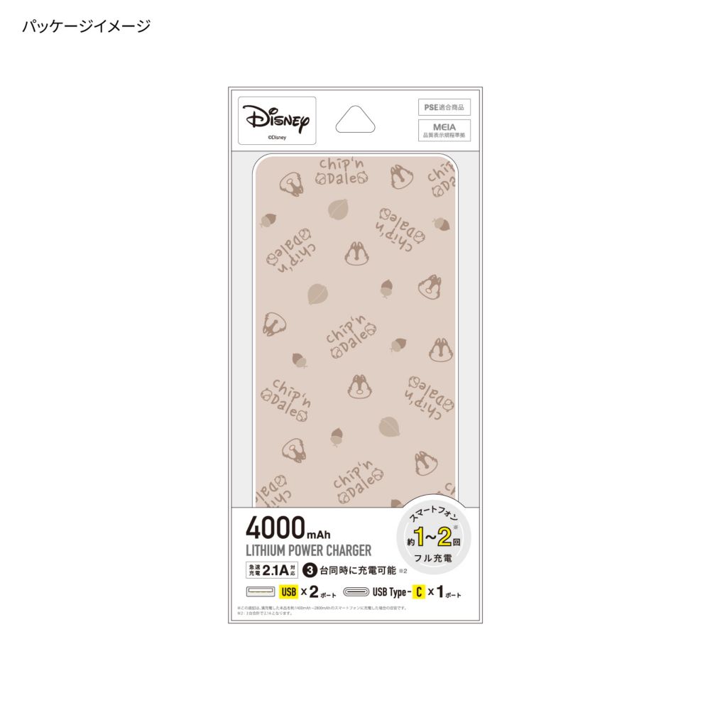 チップ＆デール リチウムイオンポリマー充電器 DNG-127CD