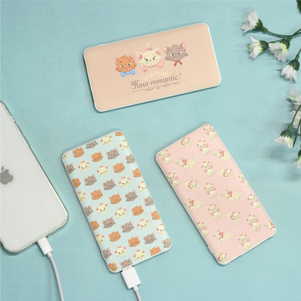 マリー パウダーピンク USB/USB Type-C 4000mAh リチウムイオンポリマー充電器 2.1A DNG-133B