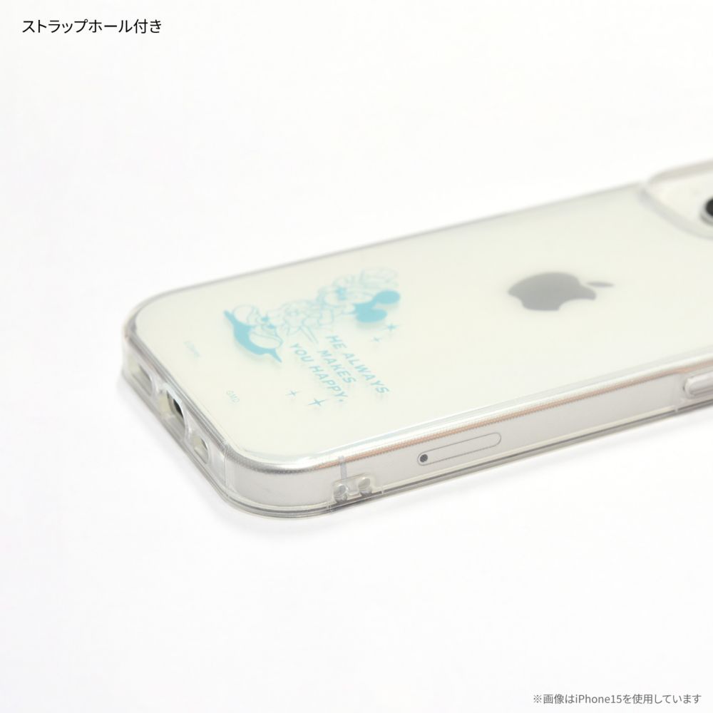 ミッキーマウス iPhone15 Pro 対応 ソフトケース DNG-149MK