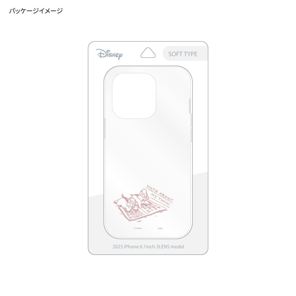 チップ＆デール iPhone15 Pro 対応 ソフトケース DNG-149CD