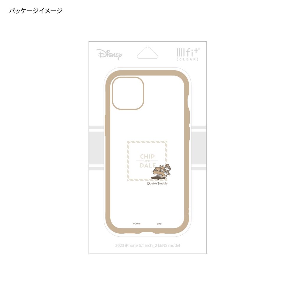 チップ＆デール IIIIfit Clear(イーフィット クリア) iPhone15 / 14 / 13 対応 ケース DNG-154CD