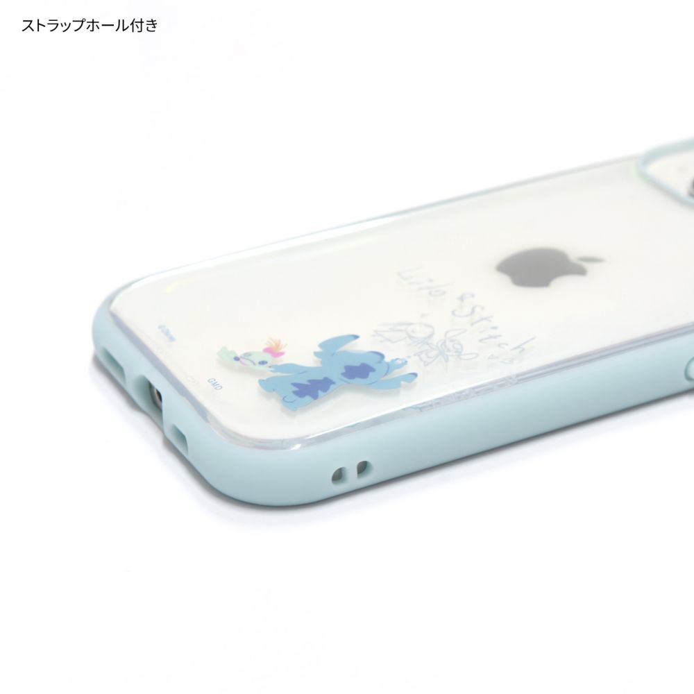 スティッチ IIIIfit Clear(イーフィット クリア) iPhone15 / 14 / 13 対応 ケース DNG-154ST