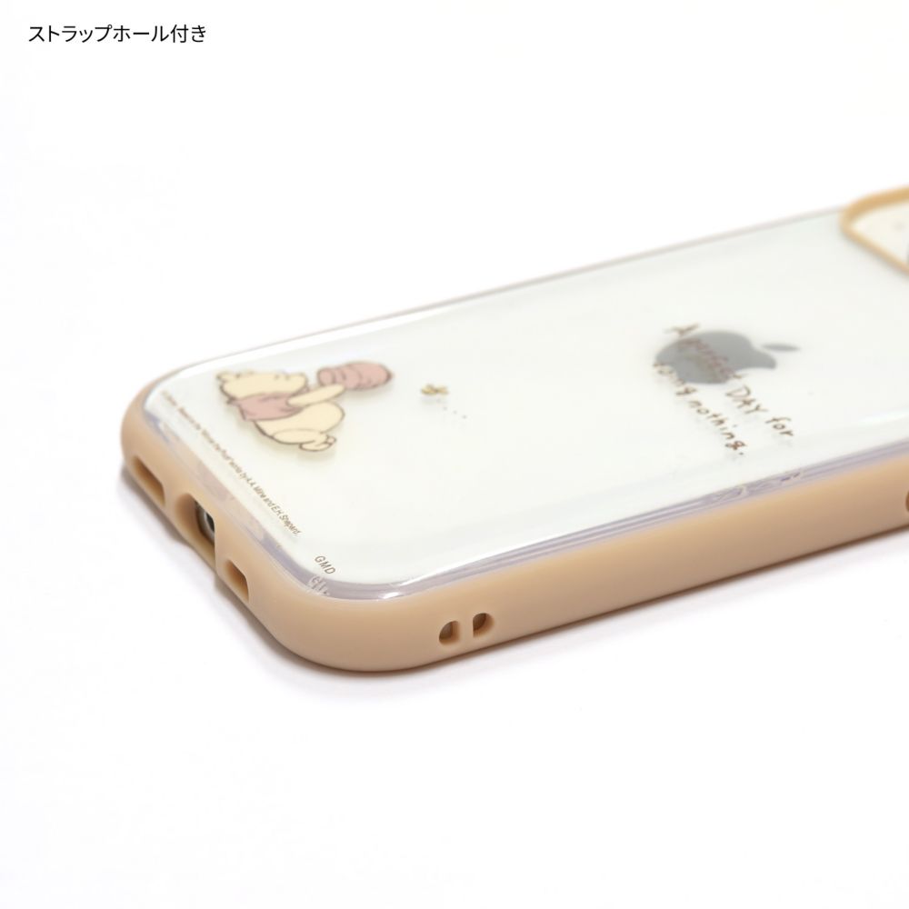 くまのプーさん IIIIfit Clear(イーフィット クリア) iPhone15 / 14 / 13 対応 ケース DNG-154PO