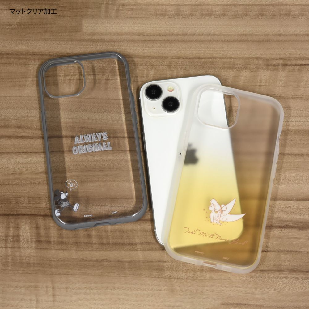 ティンカー・ベル IIIIfit Clear(イーフィット クリア) iPhone15 / 14 / 13 対応 ケース DNG-154TB