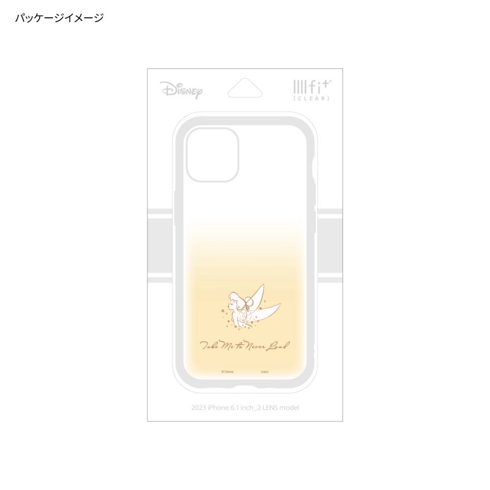 ティンカー・ベル IIIIfit Clear(イーフィット クリア) iPhone15 / 14 / 13 対応 ケース DNG-154TB