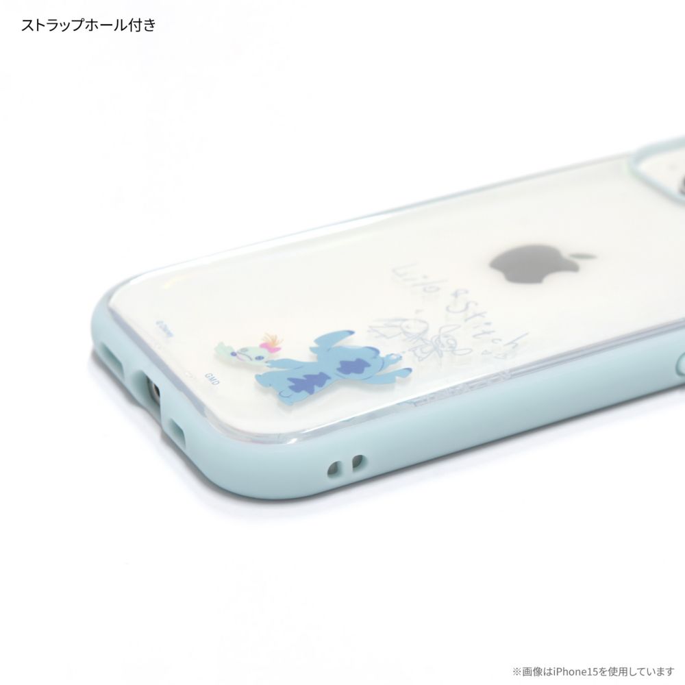 スティッチ IIIIfit Clear(イーフィット クリア) iPhone15 Pro 対応 ケース DNG-155ST