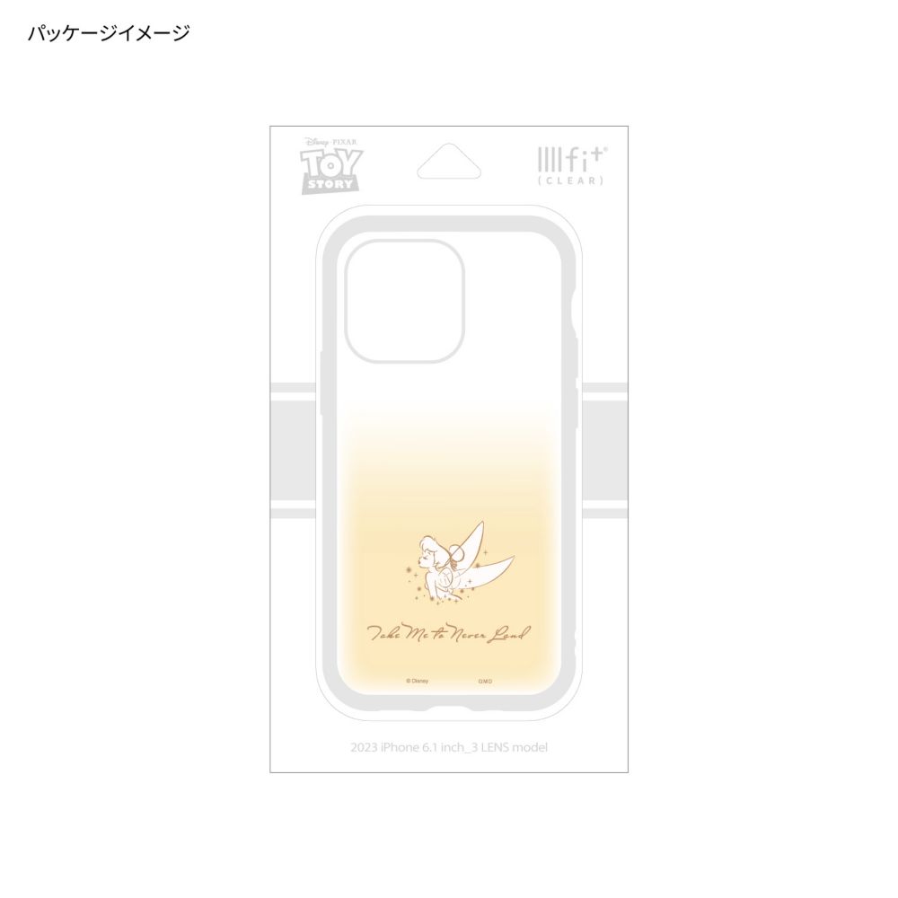 ティンカー・ベル IIIIfit Clear(イーフィット クリア) iPhone15 Pro 対応 ケース DNG-155TB