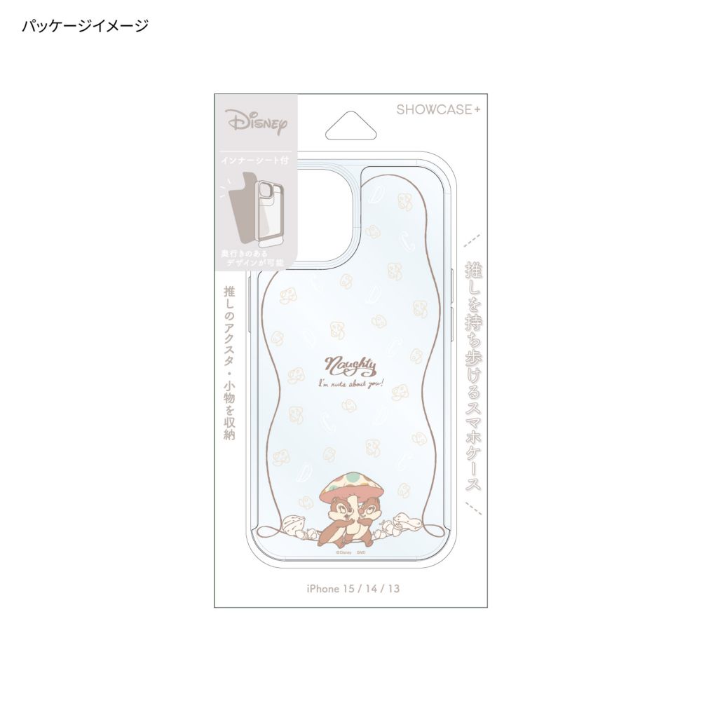 チップ＆デール SHOWCASE+ iPhone 15 / 14 / 13 対応 ケース DNG-158CD
