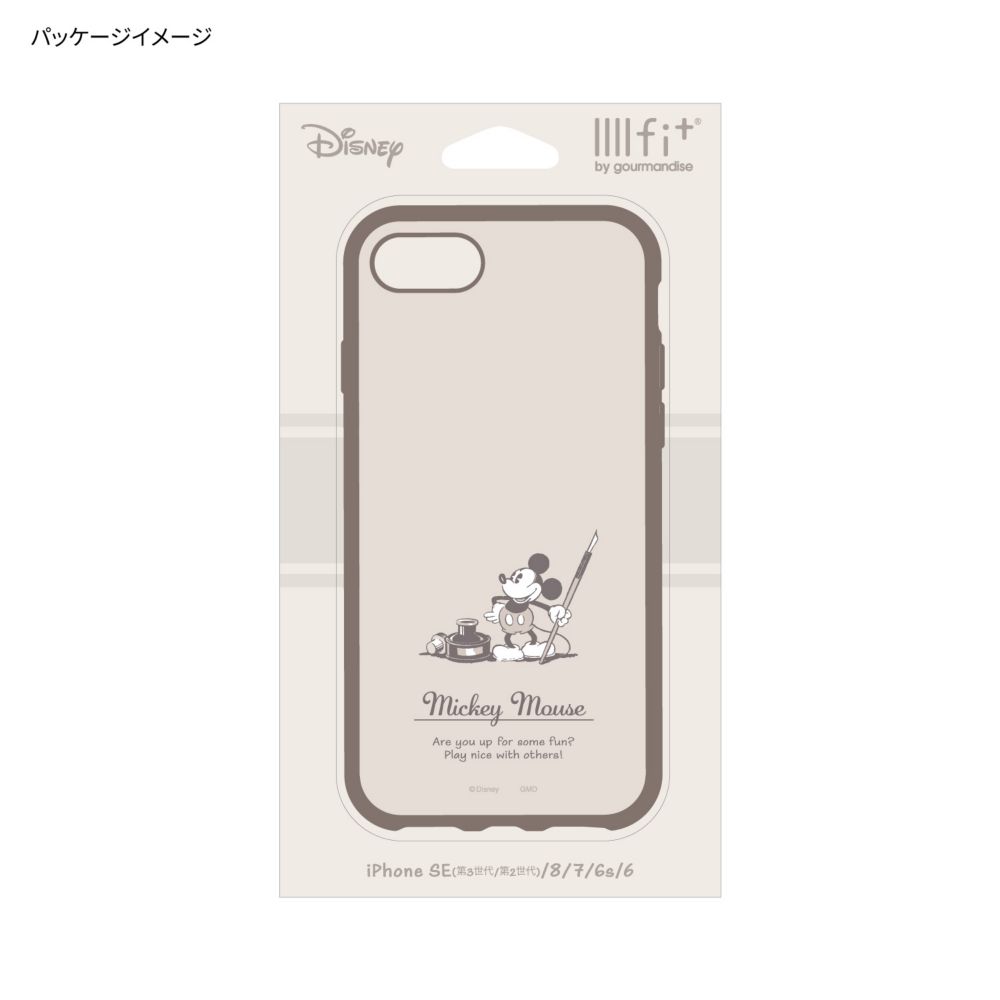 ミッキーマウス IIIIfit iPhone SE (第3世代/第2世代) / 8 / 7 / 6s / 6 (4.7インチ) 対応 ケース DNG-160MK
