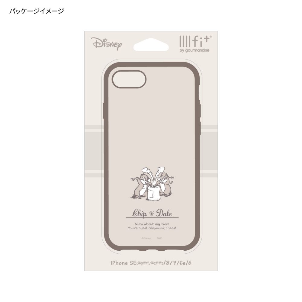 チップ＆デール IIIIfit iPhone SE (第3世代/第2世代) / 8 / 7 / 6s / 6 (4.7インチ) 対応 ケース DNG-160CD