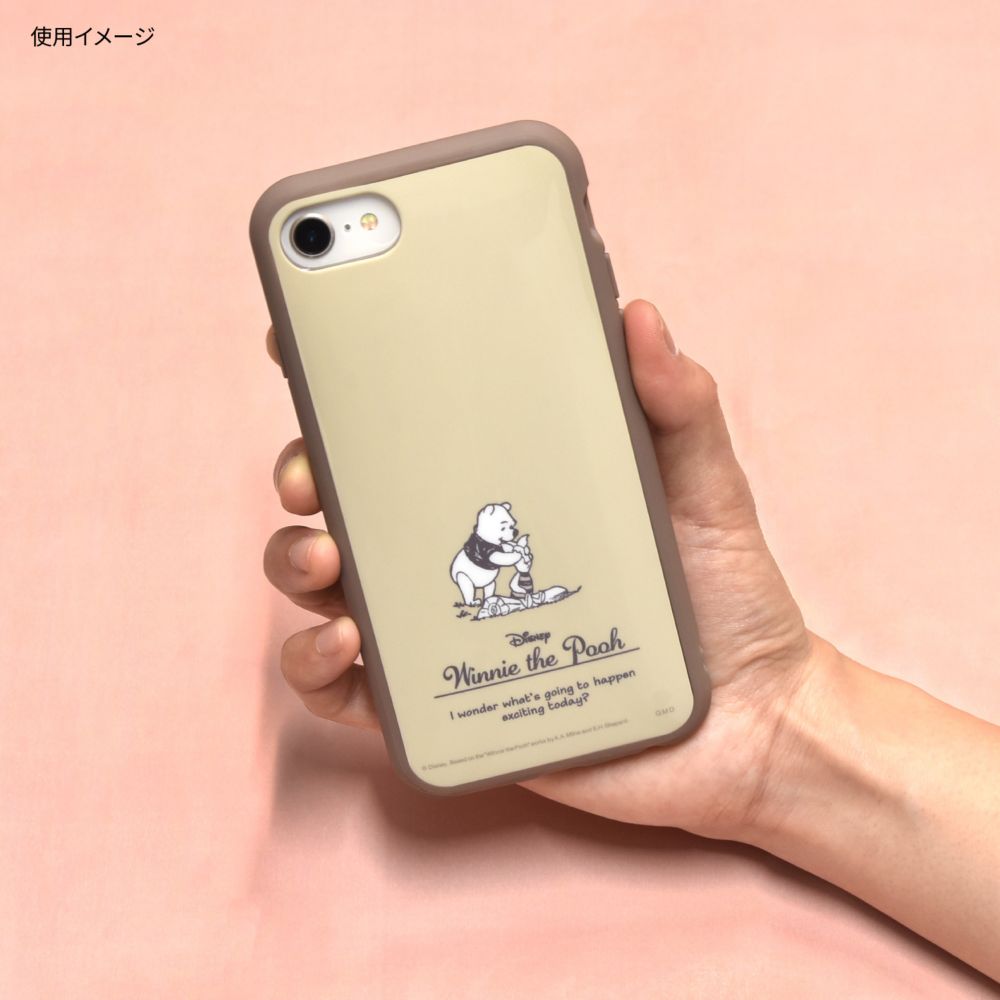 くまのプーさん IIIIfit iPhone SE (第3世代/第2世代) / 8 / 7 / 6s / 6 (4.7インチ) 対応 ケース DNG-160PO