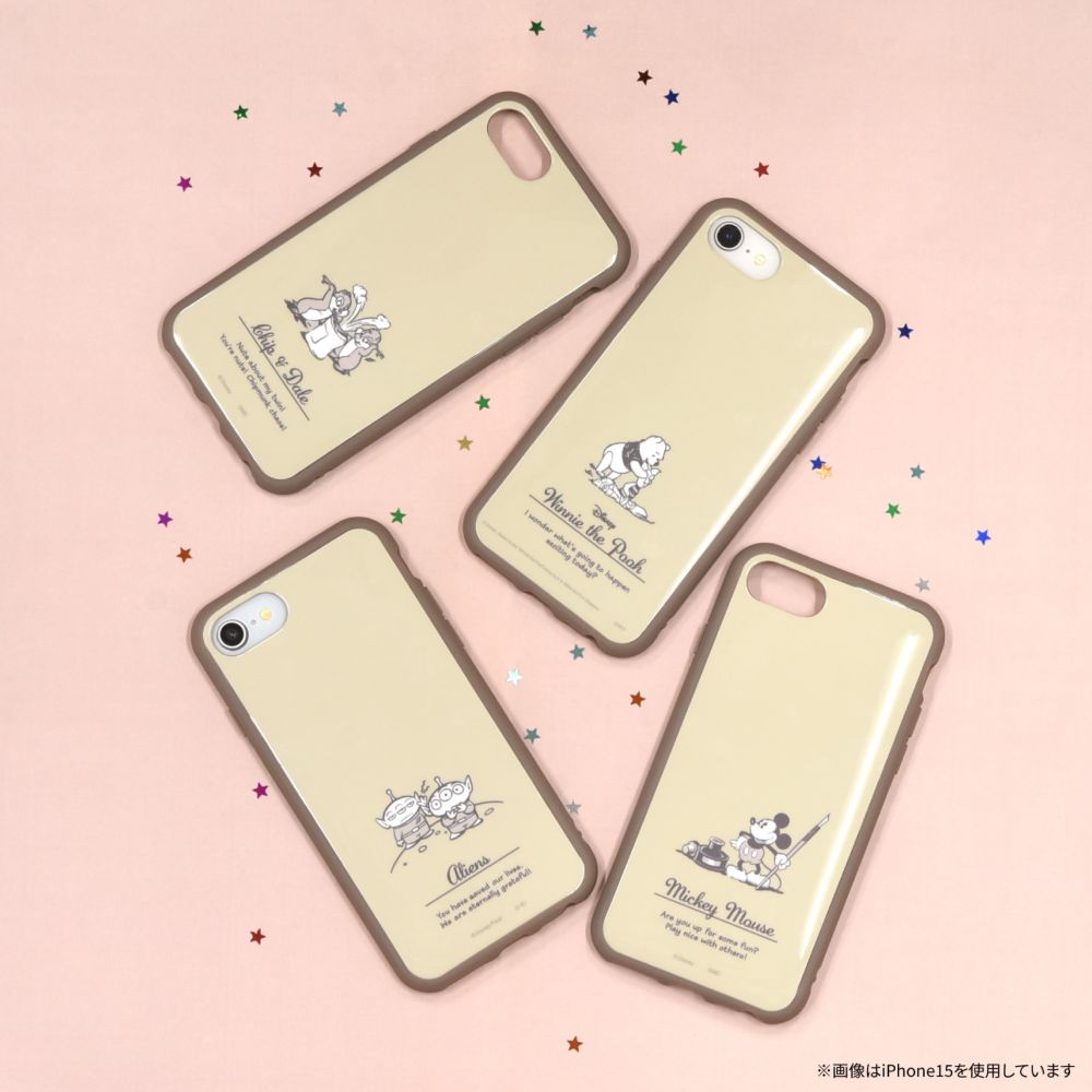 くまのプーさん IIIIfit iPhone SE (第3世代/第2世代) / 8 / 7 / 6s / 6 (4.7インチ) 対応 ケース DNG-160PO