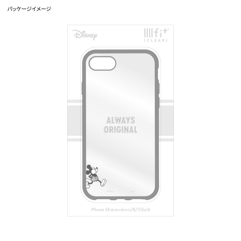ミッキーマウス IIIIfit Clear iPhone SE (第3世代/第2世代) / 8 / 7 / 6s / 6 (4.7インチ) 対応 ケース DNG-161MK