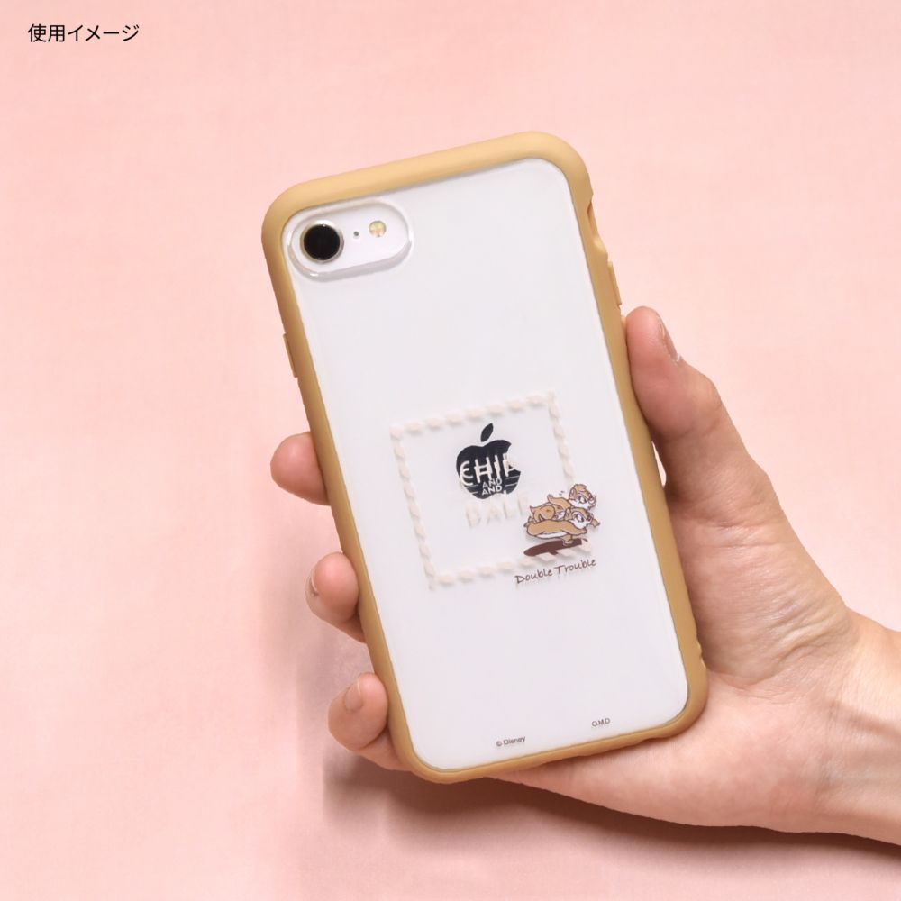 チップ＆デール IIIIfit Clear iPhone SE (第3世代/第2世代) / 8 / 7 / 6s / 6 (4.7インチ) 対応 ケース DNG-161CD