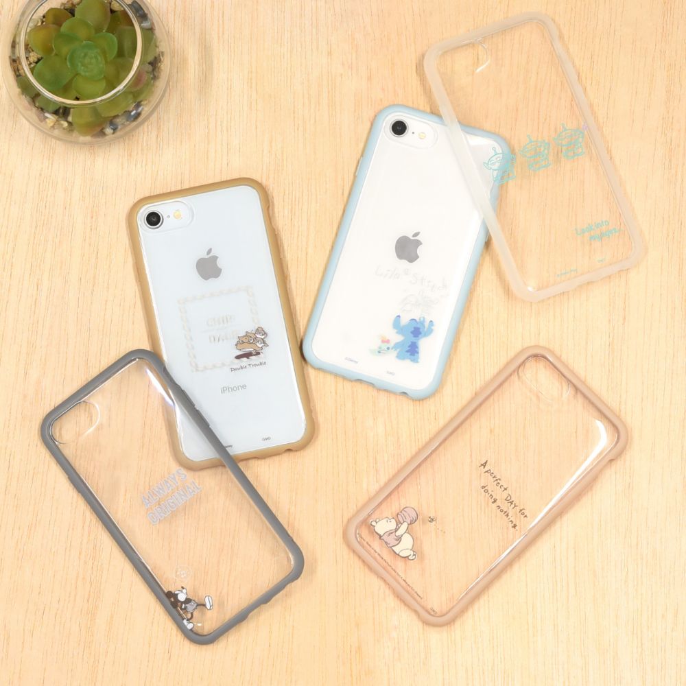 チップ＆デール IIIIfit Clear iPhone SE (第3世代/第2世代) / 8 / 7 / 6s / 6 (4.7インチ) 対応 ケース DNG-161CD