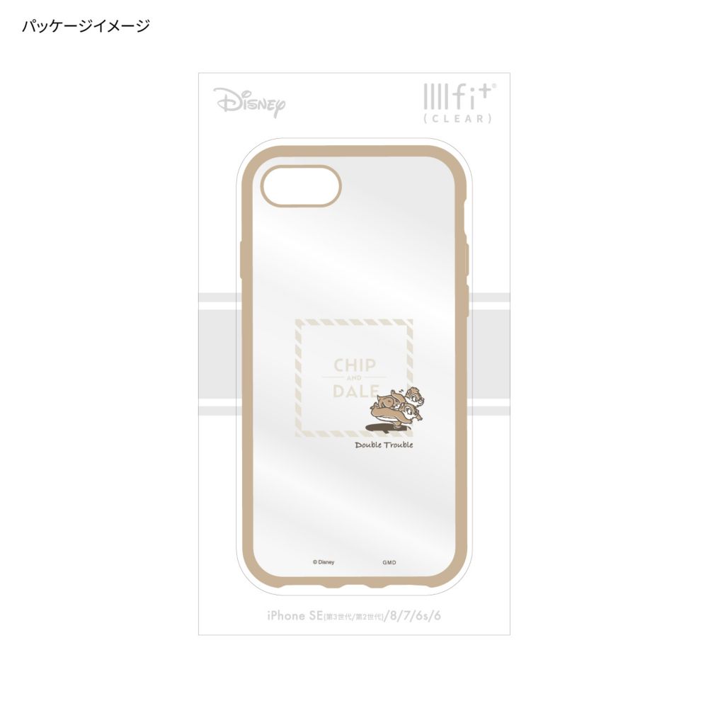 チップ＆デール IIIIfit Clear iPhone SE (第3世代/第2世代) / 8 / 7 / 6s / 6 (4.7インチ) 対応 ケース DNG-161CD