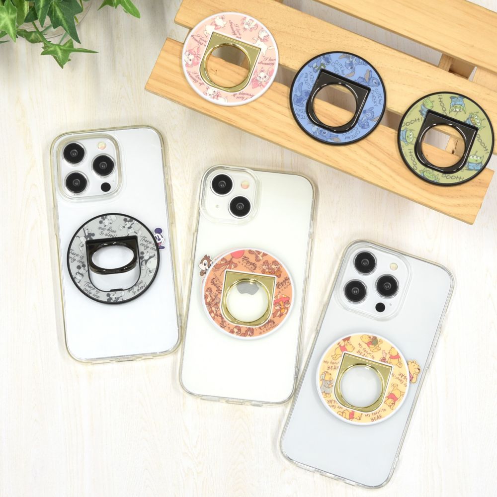 くまのプーさん MagSafe 対応 マルチリング DNG-162PO