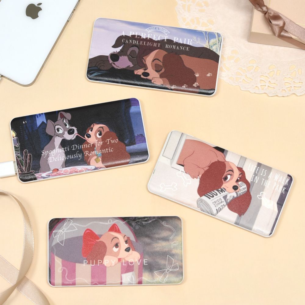 レディ＆トランプ（おやすみ） USB / USB Type-C 4000mAh リチウムイオンポリマー 充電器 2.1A DNG-167B