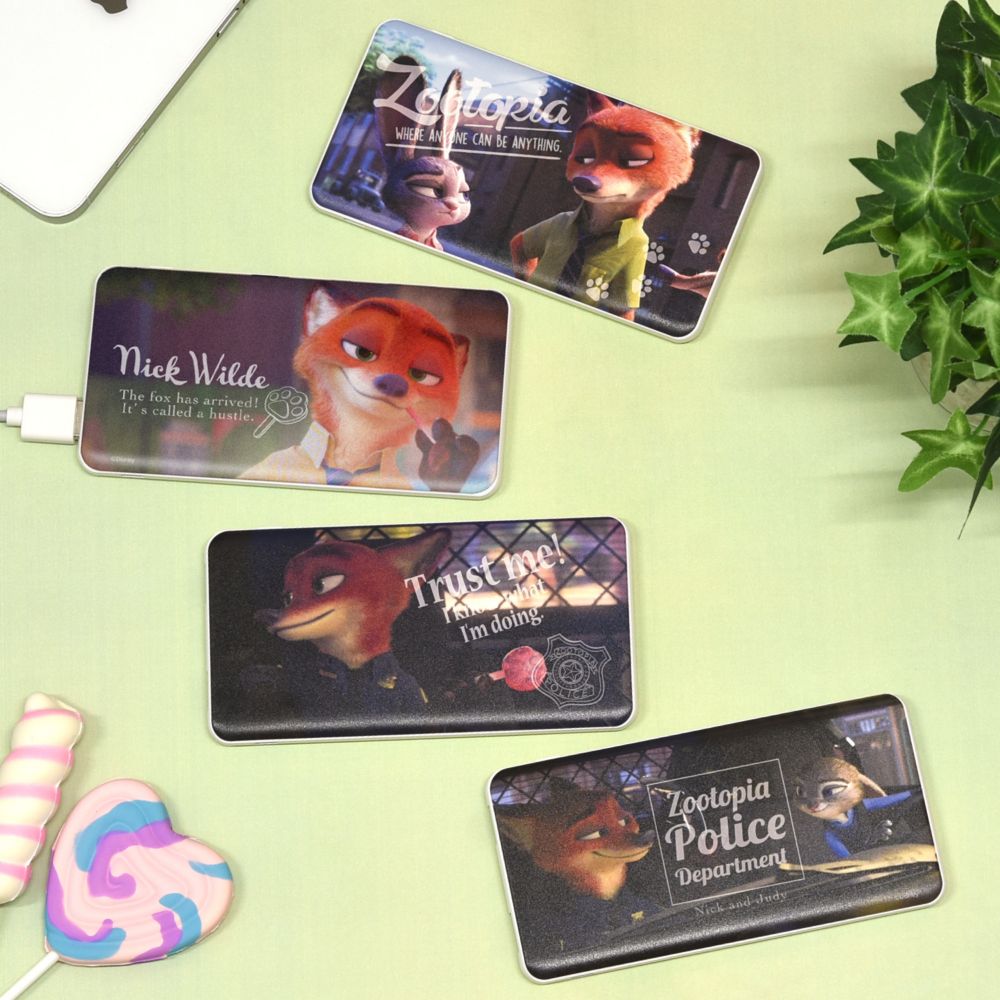 ニック＆ジュディ（police ver） USB / USB Type-C 4000mAh リチウムイオンポリマー 充電器 2.1A DNG-169D