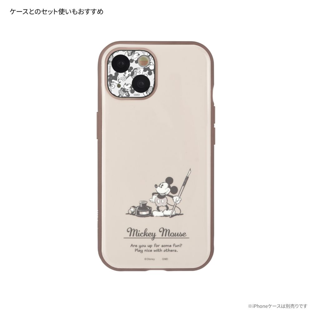 ミッキーマウス iPhone 15 / 15 Plus / 14 / 14 Plus 対応 カメラカバー DNG-172MK