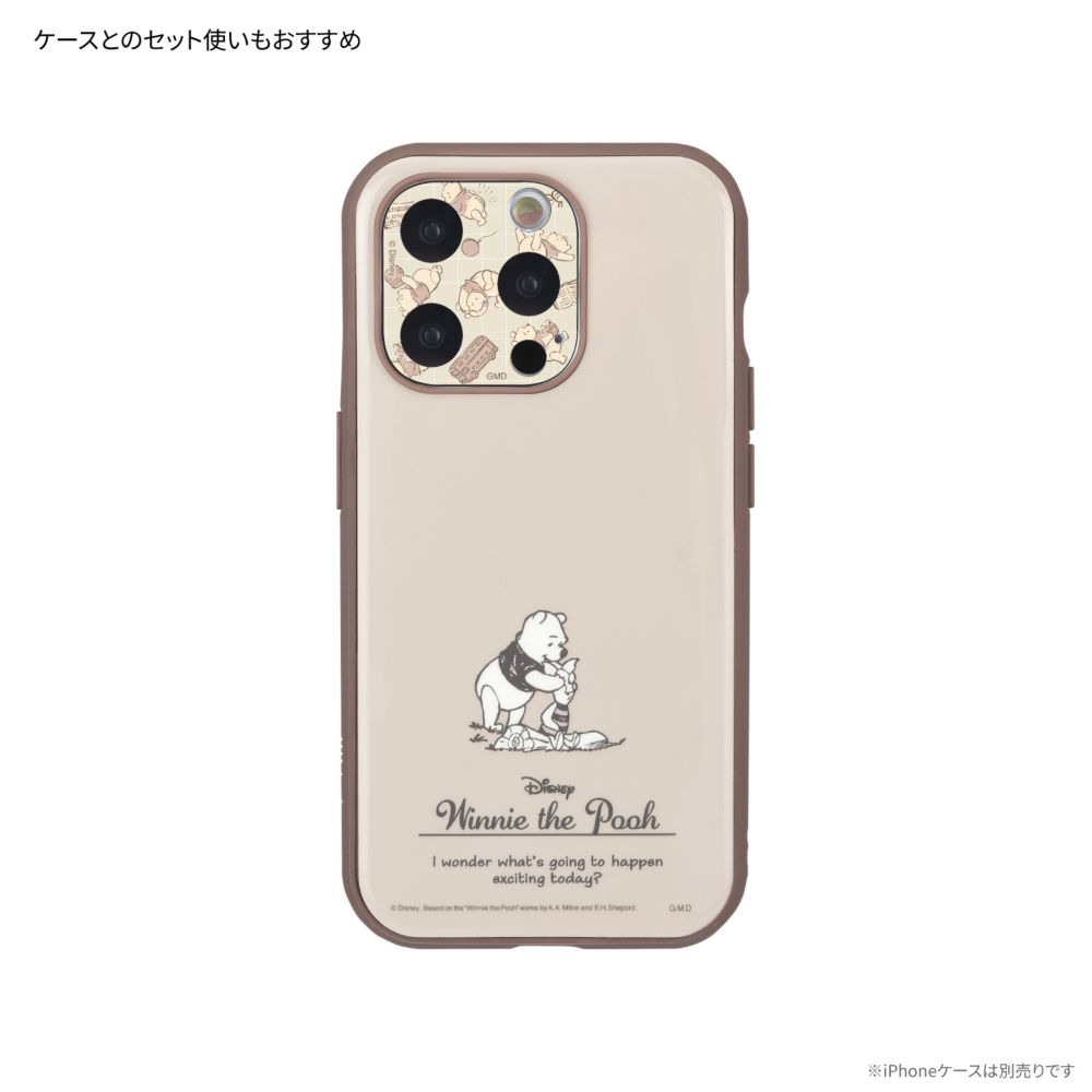 くまのプーさん iPhone 15 Pro / 15 Pro Max / 14 Pro / 14 Pro Max 対応 カメラカバー DNG-173PO
