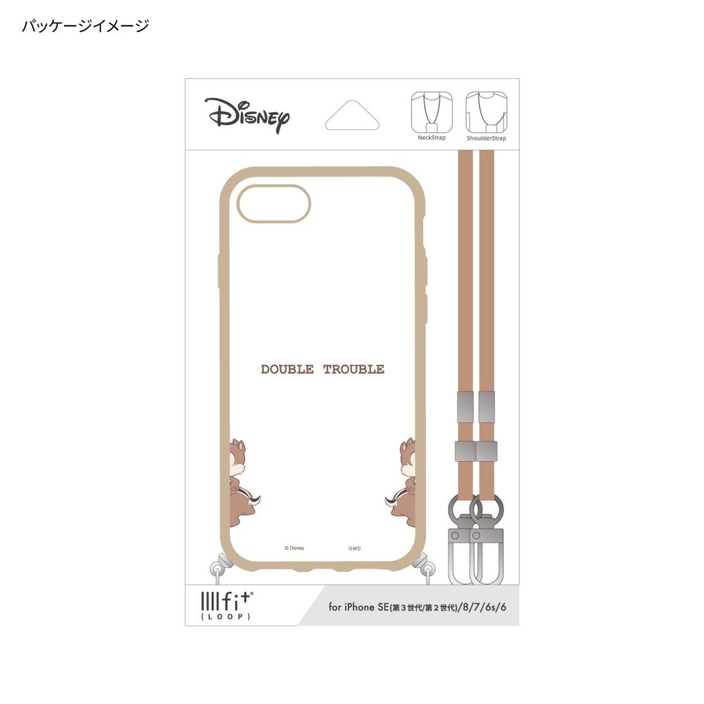 チップ＆デール IIIIfit Loop iPhone SE (第3世代/第2世代) / 8 / 7 / 6s / 6 (4.7インチ) 対応 ケース DNG-176CD