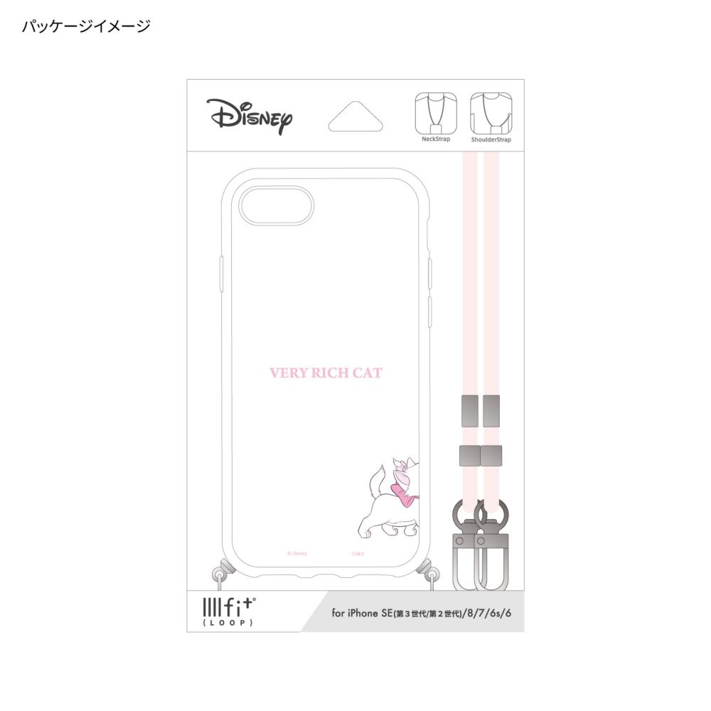 マリー IIIIfit Loop iPhone SE (第3世代/第2世代) / 8 / 7 / 6s / 6 (4.7インチ) 対応 ケース DNG-176MR