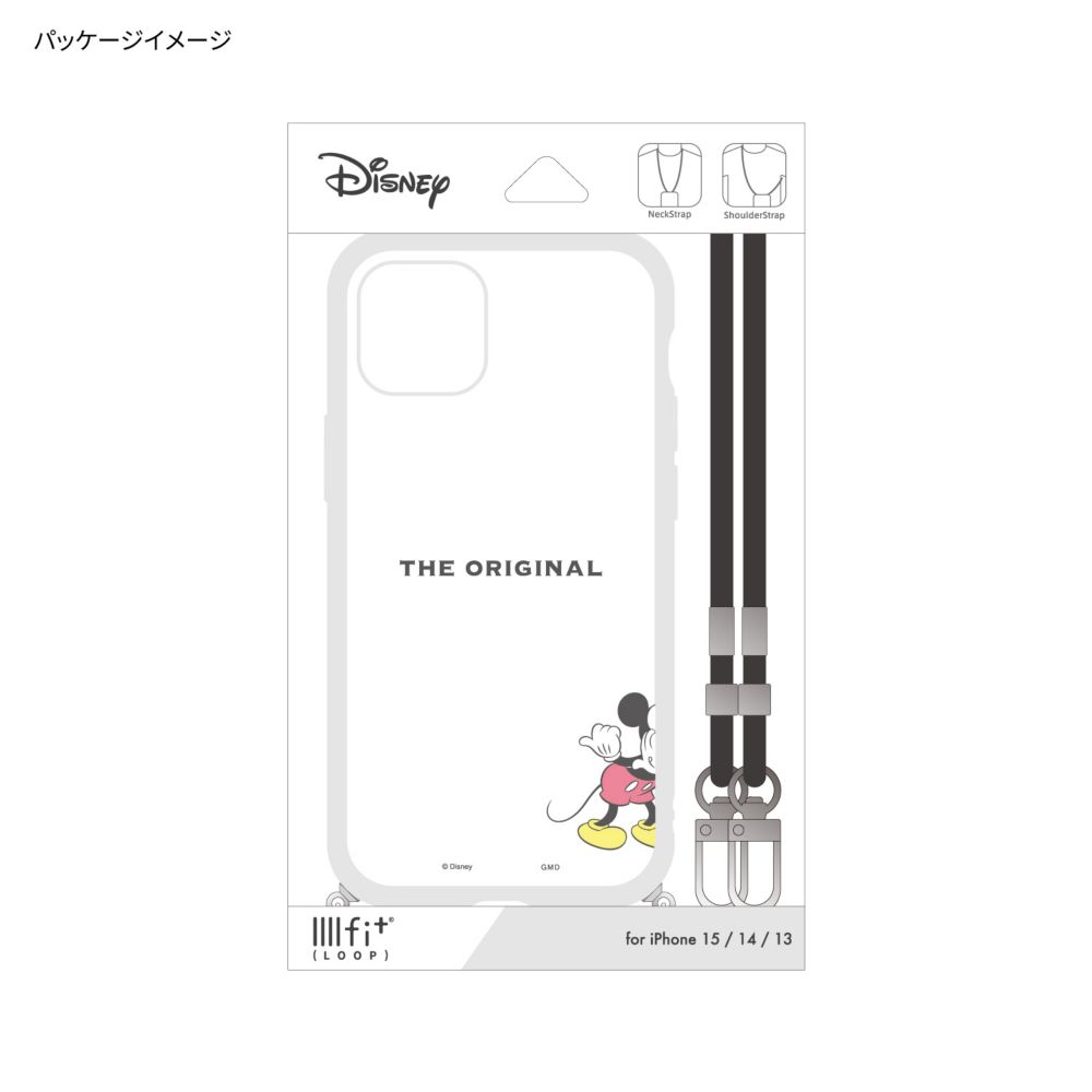 ミッキーマウス IIIIfit Loop iPhone 15 / 14 / 13 対応 ケース DNG-177MK