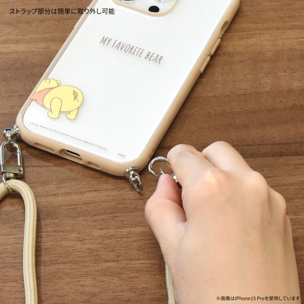 くまのプーさん IIIIfit Loop iPhone 15 / 14 / 13 対応 ケース DNG-177PO