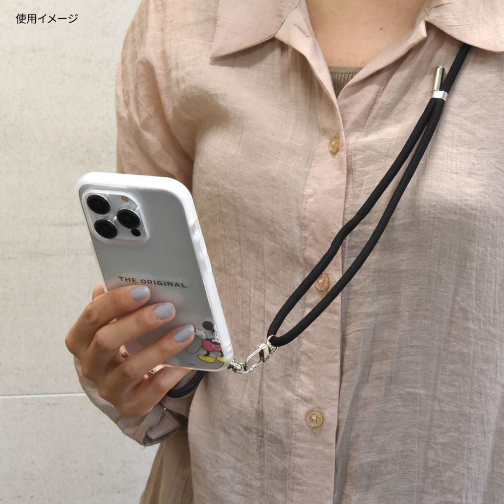 ミッキーマウス IIIIfit Loop iPhone 15 Pro 対応 ケース DNG-178MK