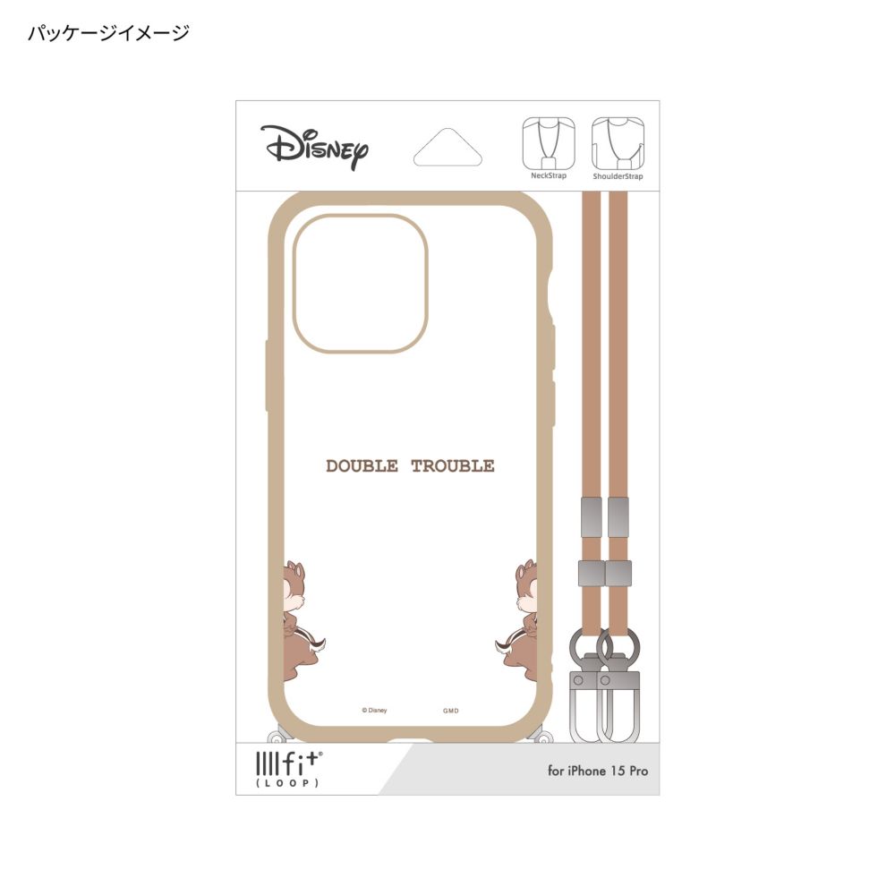 チップ＆デール IIIIfit Loop iPhone 15 Pro 対応 ケース DNG-178CD