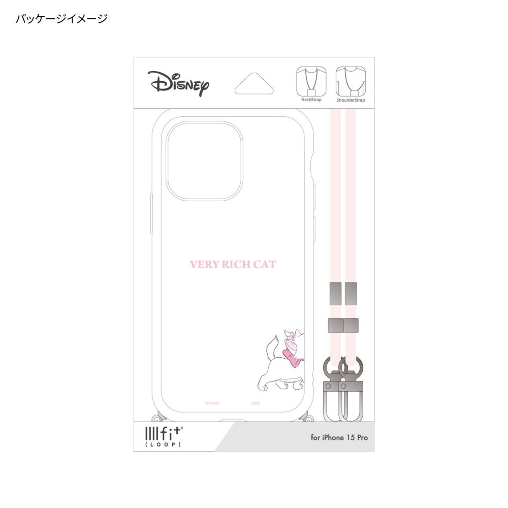 マリー IIIIfit Loop iPhone 15 Pro 対応 ケース DNG-178MR
